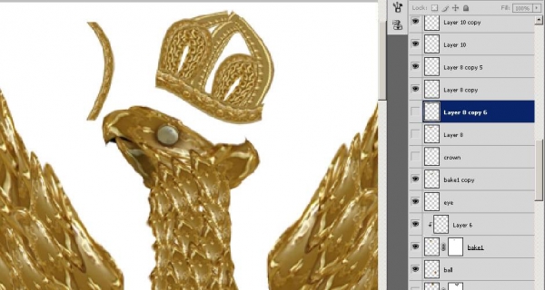 Creation of Golden Eagle: Step 12